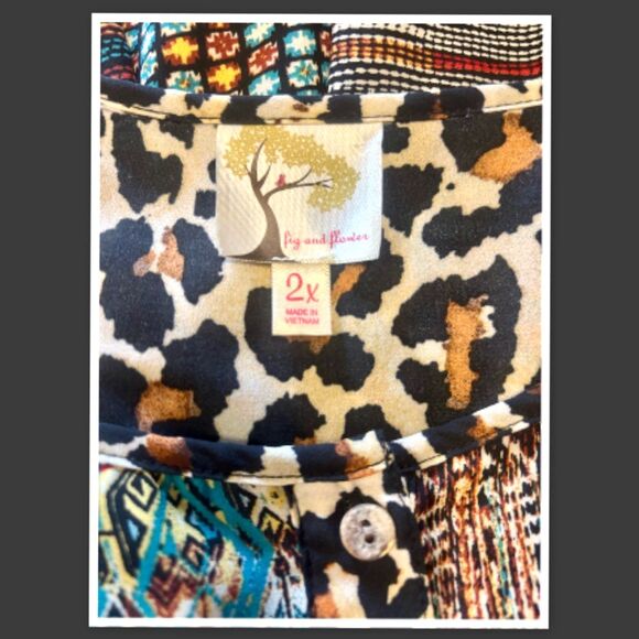 Fig and Flower Tunic for Women - Picture 2 of 2